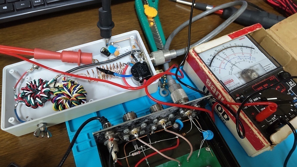 アンテナマッチングボックスの改造: スポーティに！（ XL1200L